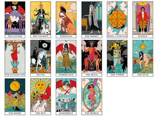 Modern Witch Tarot Deck by Lisa Sterle Inclusive Tarot Deck with Guidebook